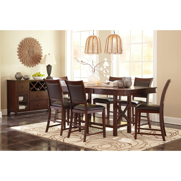 Signature Design by Ashley Collenburg D564 7 pc Counter Height Dining Set IMAGE 1