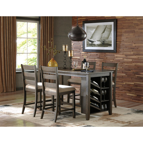 Signature Design by Ashley Rokane D397D2 5 pc Counter Height Dining Set IMAGE 1