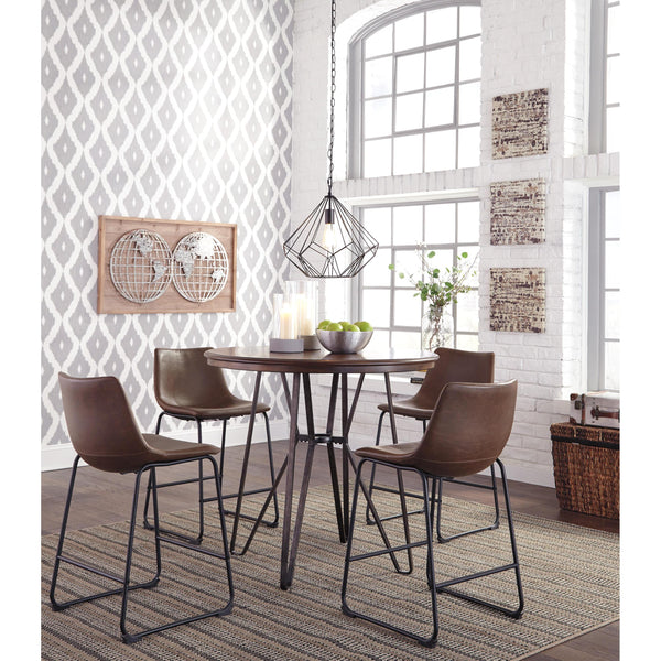 Signature Design by Ashley Centiar D372 5 pc Counter Height Dining Set IMAGE 1
