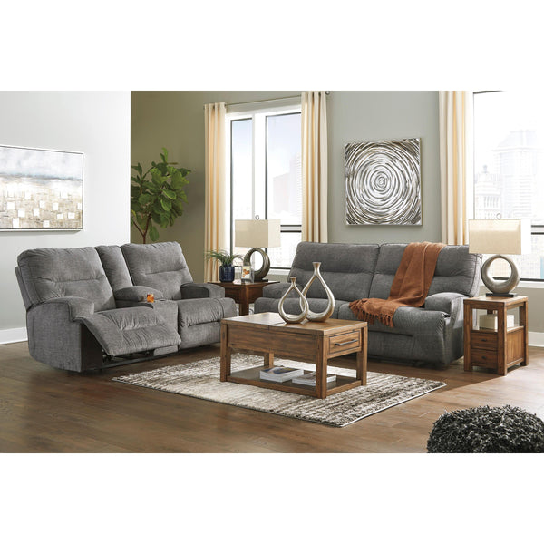 Signature Design by Ashley Coombs 45302U1 2 pc Reclining Living Room Set IMAGE 1