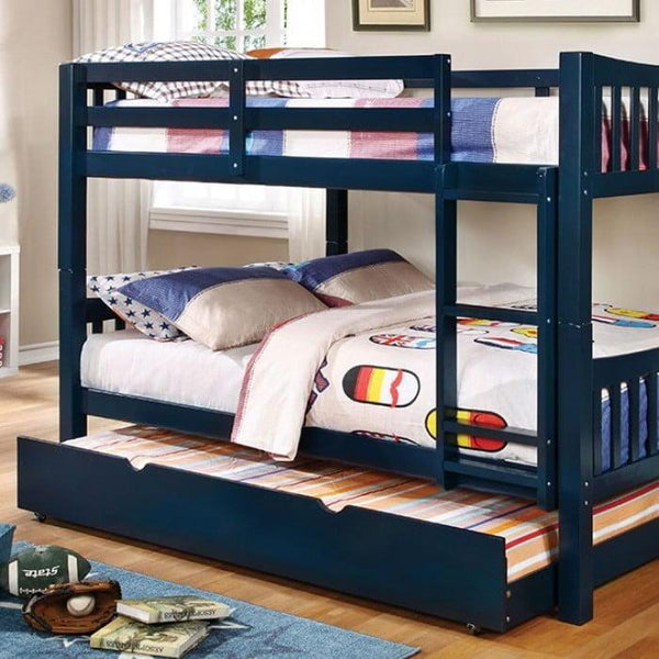 Furniture of America Kids Beds Bunk Bed CM-BK929F-BL-BED IMAGE 1