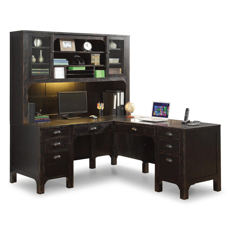 Flexsteel Office Desks L-Shaped Desks W1337-741 IMAGE 2