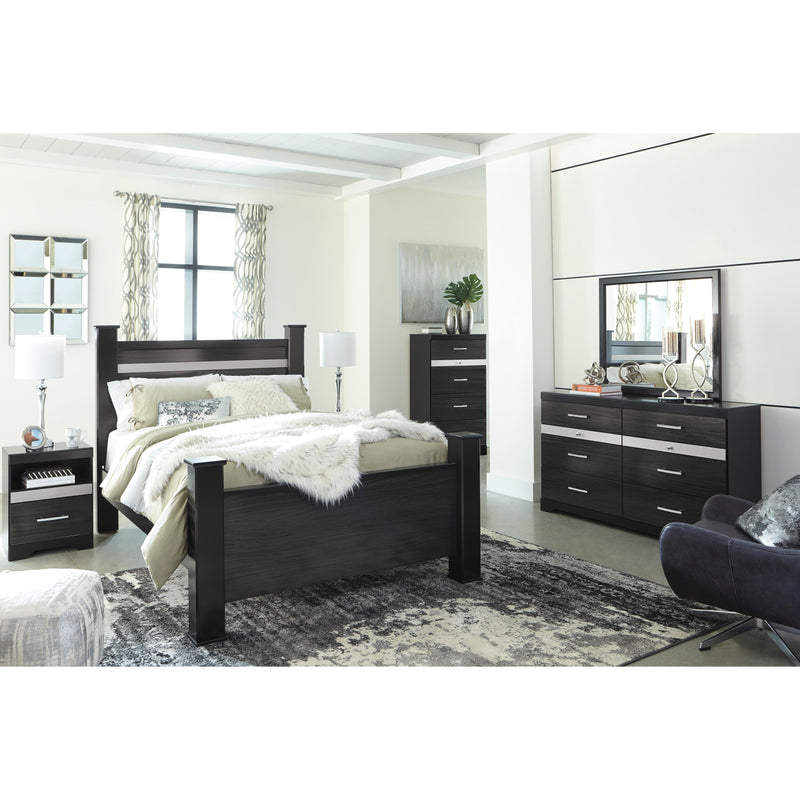 Signature Design by Ashley Starberry Queen Poster Bed B304-67/B304-64/B304-98 IMAGE 3