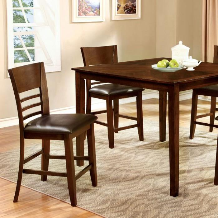 Furniture of America Hillsview II 5 pc Counter Height Dinette CM3916PT-5PK IMAGE 2