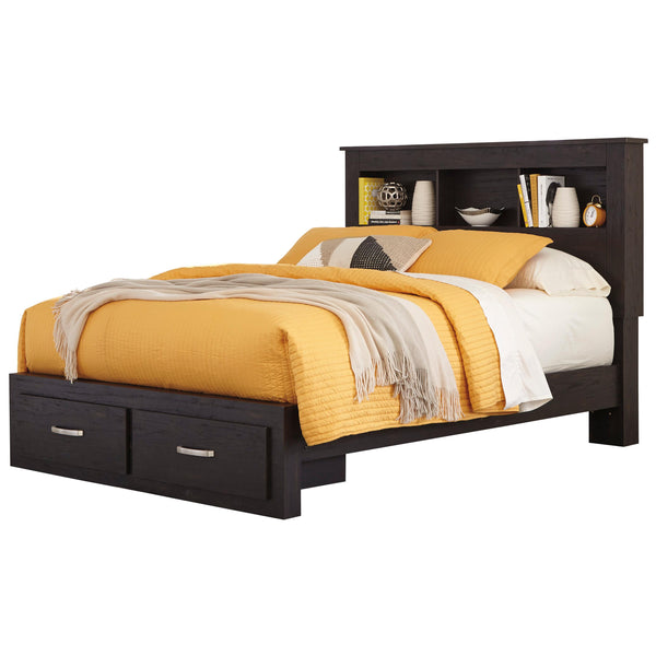 Signature Design by Ashley Reylow Queen Bookcase Bed with Storage B555-65/B555-54S/B555-95/B100-13 IMAGE 1