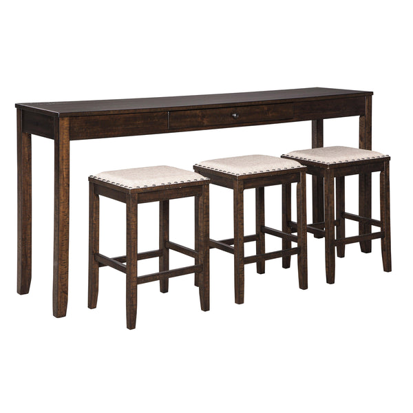 Signature Design by Ashley Rokane 4 pc Counter Height Dinette D397-223 IMAGE 1