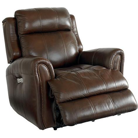 Bassett Marquee Power Leather Recliner 3707-P0U IMAGE 2