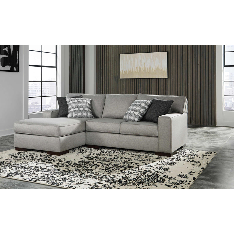 Benchcraft Marsing Nuvella Fabric 2 pc Sectional 4190216/4190256 IMAGE 3