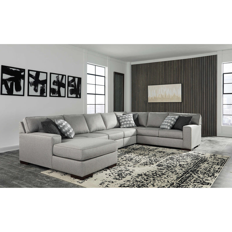 Benchcraft Marsing Nuvella Fabric 5 pc Sectional 4190216/4190234/4190246/4190277/4190256 IMAGE 3
