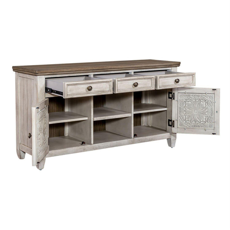 Liberty Furniture Industries Inc. Heartland TV Stand with Cable Management 824-TV56T IMAGE 3