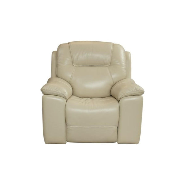 Bassett Club Level Power Leather Match Recliner with Wall Recline 3739-P0L IMAGE 1