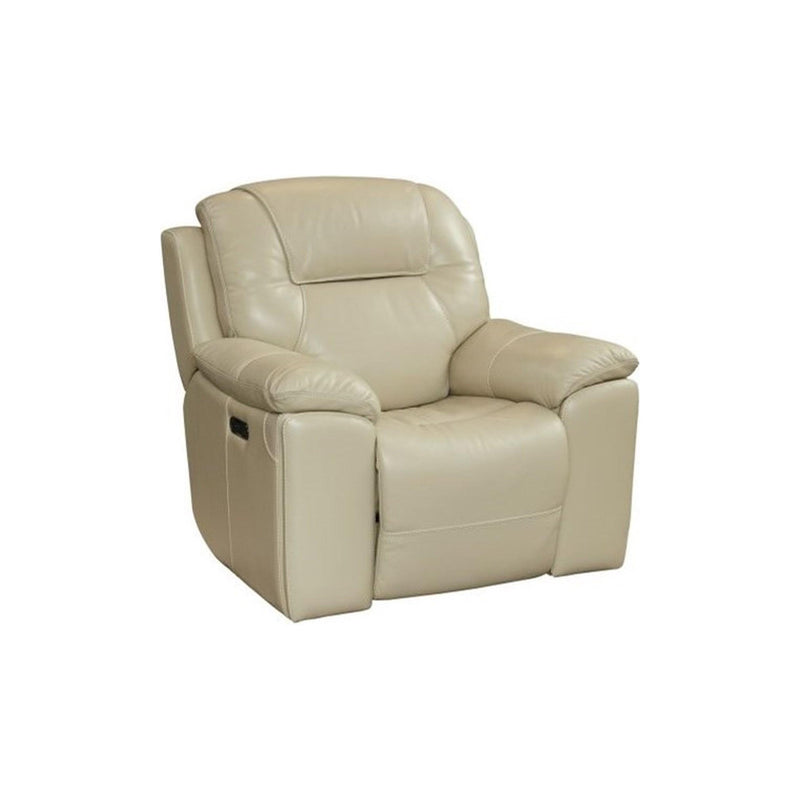 Bassett Club Level Power Leather Match Recliner with Wall Recline 3739-P0L IMAGE 2