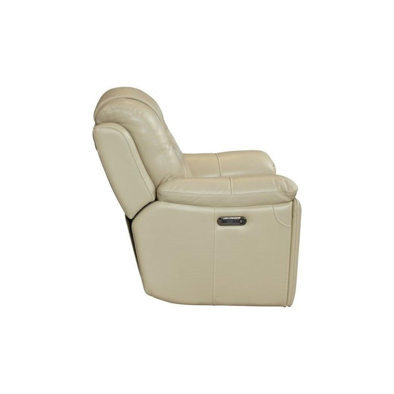 Bassett Club Level Power Leather Match Recliner with Wall Recline 3739-P0L IMAGE 4