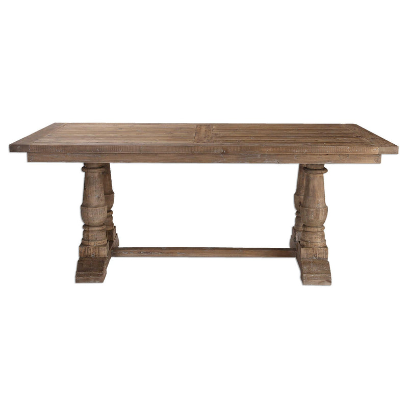 Uttermost Stratford Dining Table with Trestle Base 24557 IMAGE 2