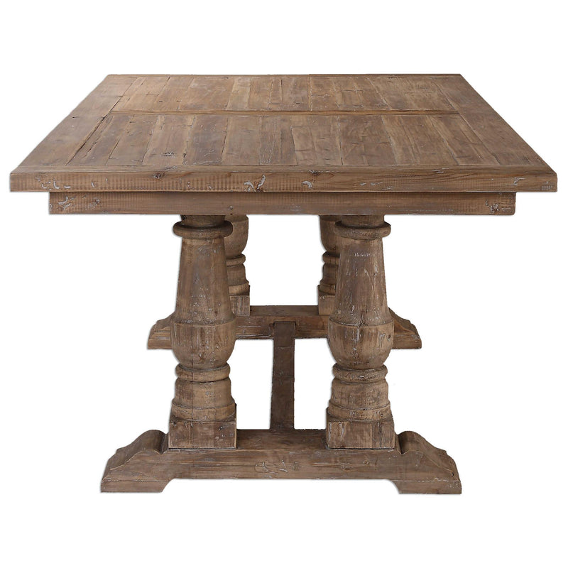 Uttermost Stratford Dining Table with Trestle Base 24557 IMAGE 3