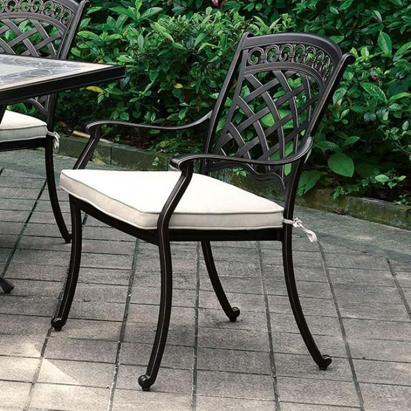 Furniture of America Outdoor Seating Dining Chairs CM-OT2125-AC-4PK IMAGE 1