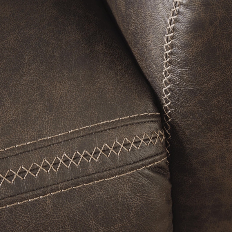 Signature Design by Ashley Roman Power Reclining Leather Match Sofa U2540115 IMAGE 9