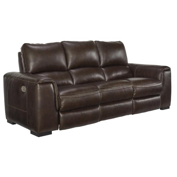 Signature Design by Ashley Alessandro Power Reclining Leather Look Sofa U2550215 IMAGE 1