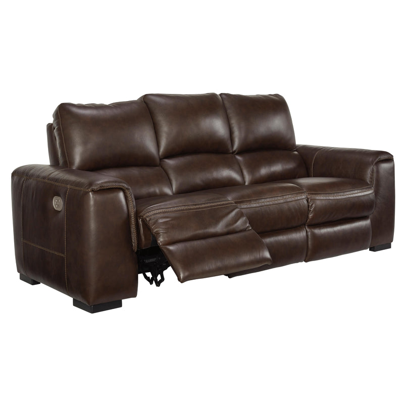 Signature Design by Ashley Alessandro Power Reclining Leather Look Sofa U2550215 IMAGE 2