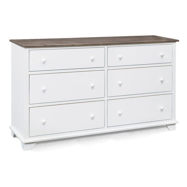 Archbold Furniture Portland 6-Drawer Dresser 5106DSW-W IMAGE 1