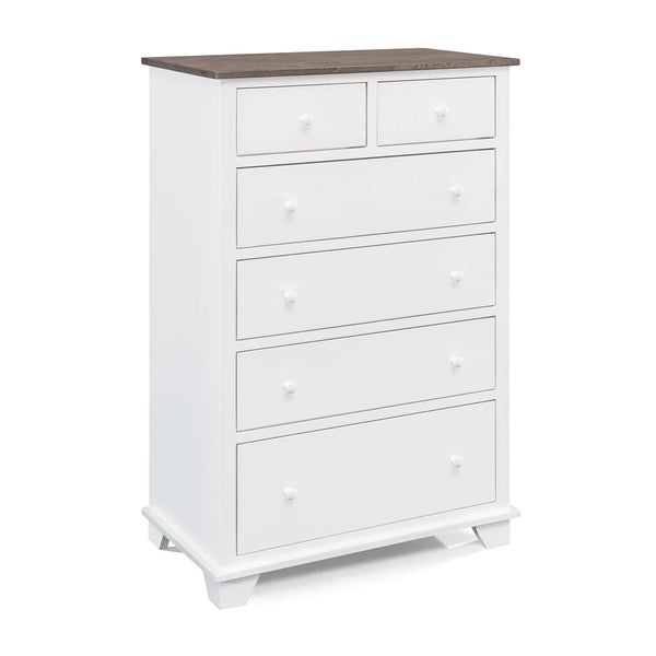 Archbold Furniture Portland 6-Drawer Chest 5116DSW-W IMAGE 1