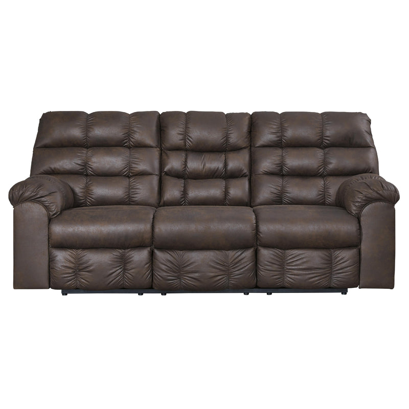 Signature Design by Ashley Derwin Reclining Leather Look Sofa 2840189 IMAGE 3
