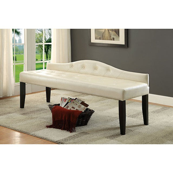 Furniture of America Home Decor Benches CM-BN6796WH-L IMAGE 1