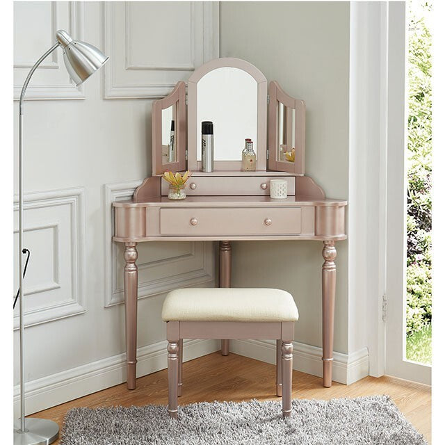 Furniture of America Kasey Vanity Set CM-DK5849RG IMAGE 2