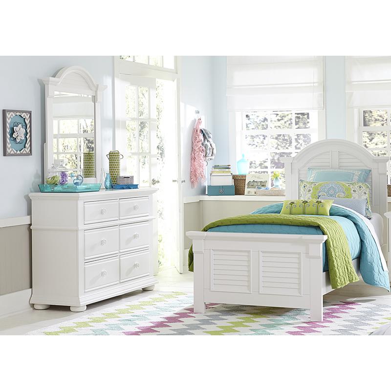 Liberty Furniture Industries Inc. Summer House Youth 607-BR-TPBDM 4 pc Twin Panel Bedroom Set IMAGE 1
