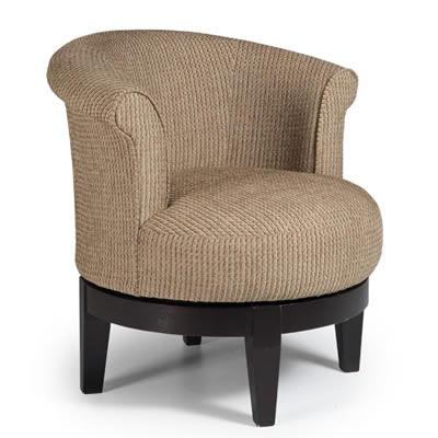 Best Home Furnishings Attica Swivel Fabric Chair 2958-27079BL IMAGE 1