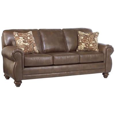 Best Home Furnishings Fitzpatrick Stationary Leather Sofa Fitzpatrick S63DP IMAGE 1