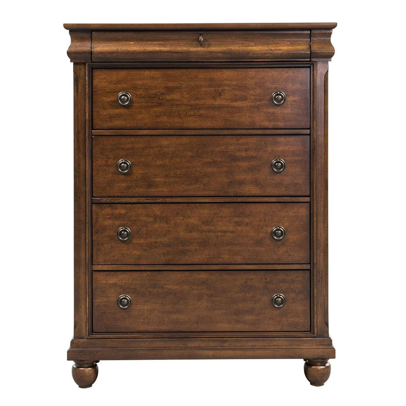 Liberty Furniture Industries Inc. Rustic Traditions 5-Drawer Chest 589-BR41 IMAGE 2