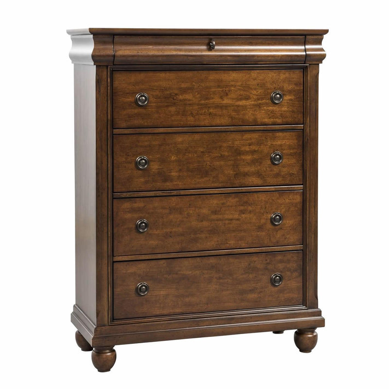 Liberty Furniture Industries Inc. Rustic Traditions 5-Drawer Chest 589-BR41 IMAGE 3