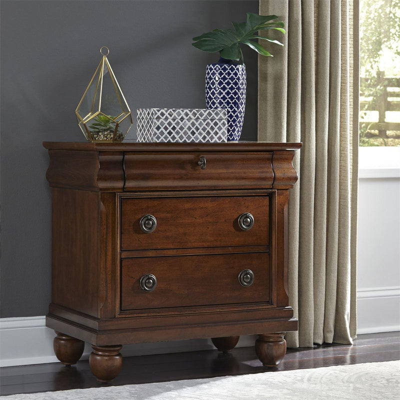 Liberty Furniture Industries Inc. Rustic Traditions 3-Drawer Nightstand 589-BR61 IMAGE 3