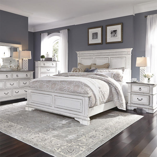 Liberty Furniture Industries Inc. Abbey Park 520-BR-QPBDMCN 7 pc Queen Panel Bedroom Set IMAGE 1