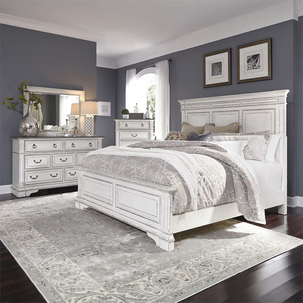 Liberty Furniture Industries Inc. Abbey Park 520-BR-KPBDMC 6 pc King Panel Bedroom Set IMAGE 1