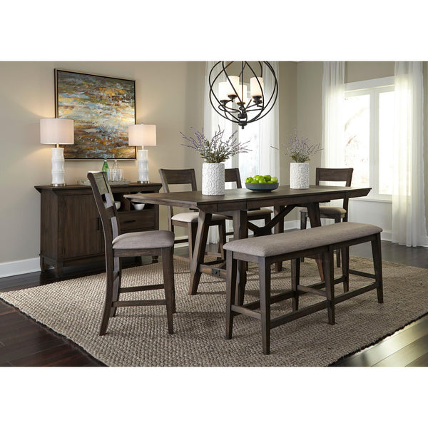 Liberty Furniture Industries Inc. Double Bridge 152-CD-6GTS 6 pc Counter Height Dining Set IMAGE 1