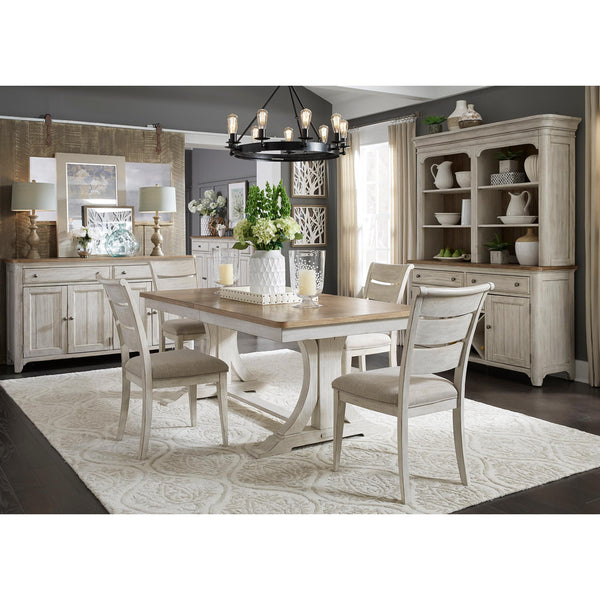 Liberty Furniture Industries Inc. Farmhouse Reimagined 652-DR-O5TRS 5 pc Dining Set IMAGE 1