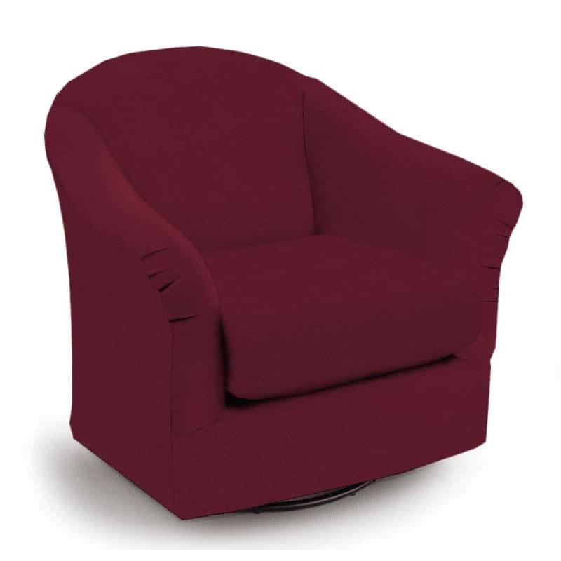 Best Home Furnishings Darby Swivel, Glider Fabric Chair Darby 2877 (21348) IMAGE 1