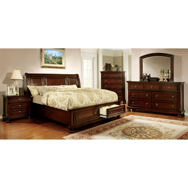 Furniture of America Northville CM7683 6 pc Queen Sleigh Bedroom Set with Storage IMAGE 1