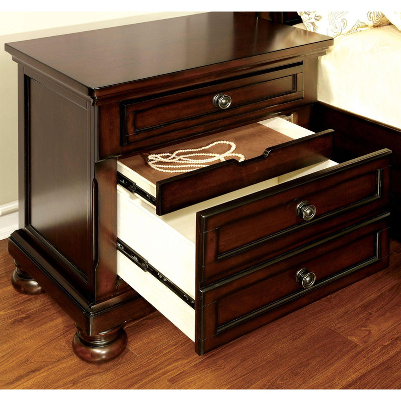 Furniture of America Northville CM7683 6 pc California King Sleigh Bedroom Set with Storage IMAGE 4