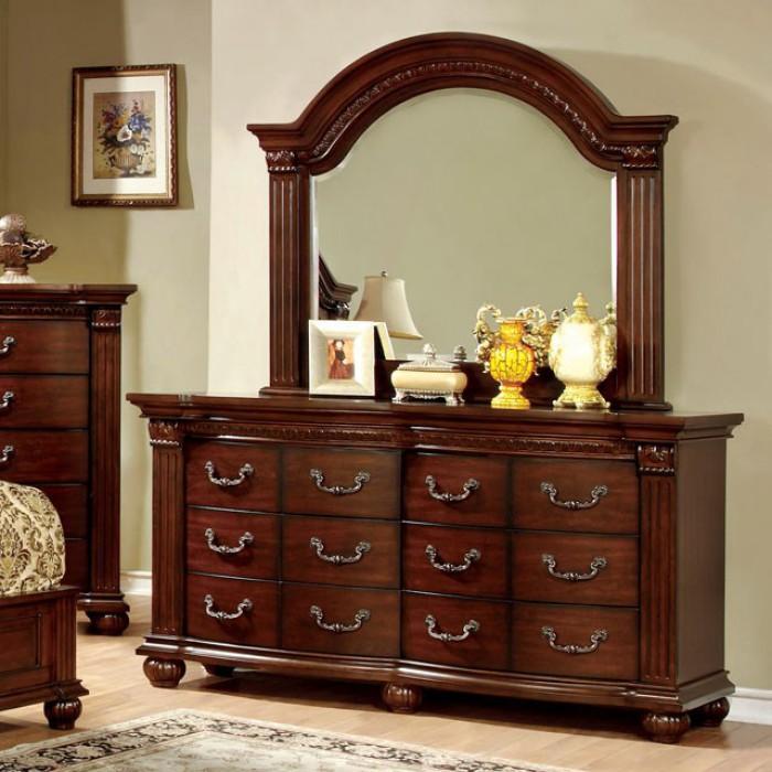 Furniture of America Grandom CM7736 6 pc King Upholstered Platform Bedroom Set IMAGE 4