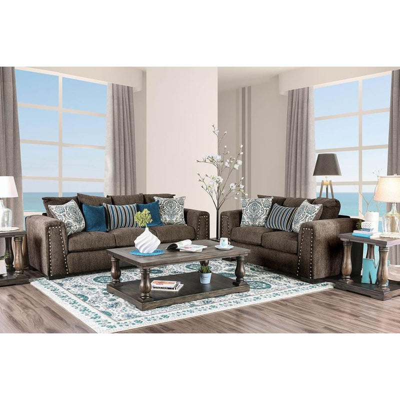 Furniture of America Pauline SM3076 2 pc Living Room Set IMAGE 1
