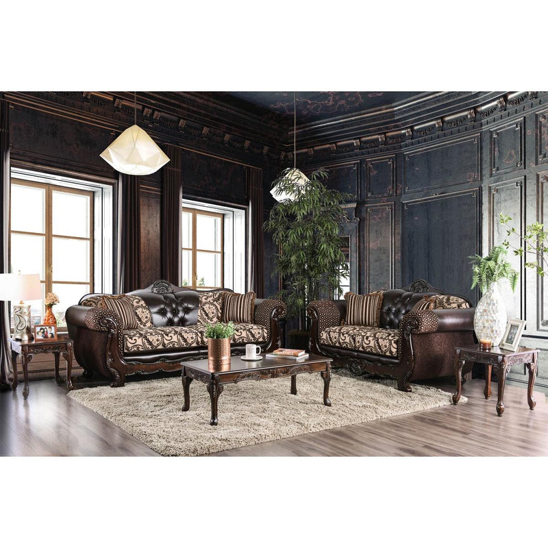 Furniture of America Quirino SM6416 2 pc Living Room Set IMAGE 1