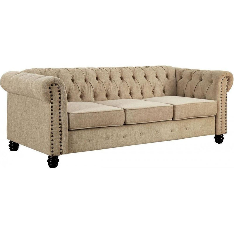 Furniture of America Winifred CM6342IV 3 pc Living Room Set IMAGE 2