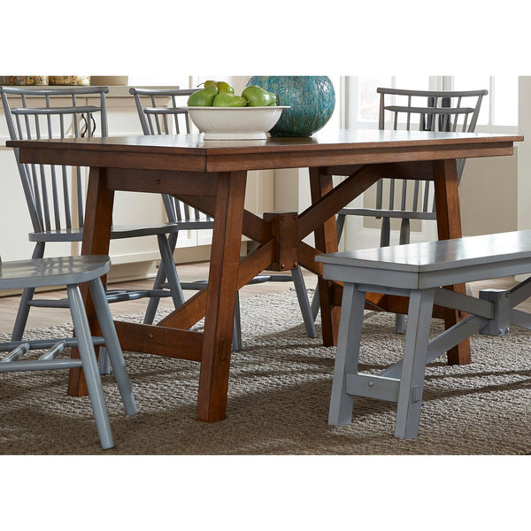 Liberty Furniture Industries Inc. Creations II Dining Table with Trestle Base 38-T3260 IMAGE 1