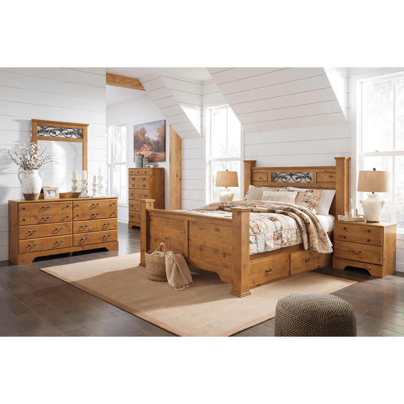 Signature Design by Ashley Bittersweet B219 6 pc Queen Poster Storage Bedroom Set IMAGE 1