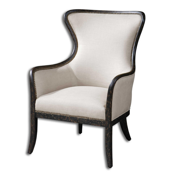 Uttermost Sandy  Stationary Fabric Accent Chair 23073 IMAGE 1