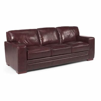 Flexsteel Robbins Stationary Leather Sofa Robbins 1145-31 IMAGE 1