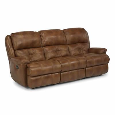 Flexsteel Cruise Control Power Reclining Leather Sofa 1226-62P-LSP-84 IMAGE 1